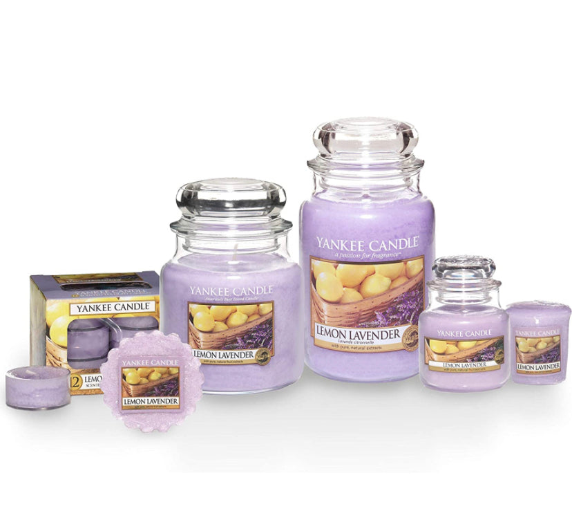 Yankee Candle Lemon Lavender Medium Jar – MONDOCASATEL