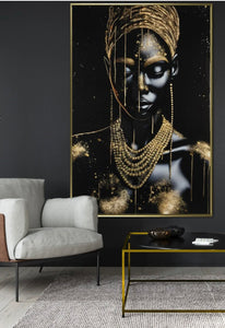 Quadro Africa oro