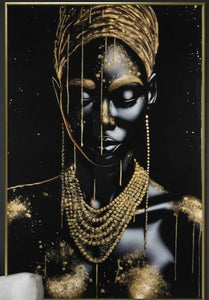 Quadro Africa oro