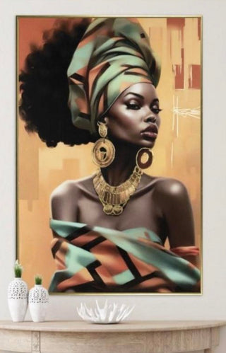 Quadri Donna AFRICANA da 60x90cm