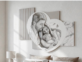 QUADRO SAG 72 Artidea 90x74cm Tortora