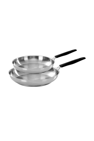 33 CARATI INOX
Basic acciaio inox - set 2 padellecm 20/24