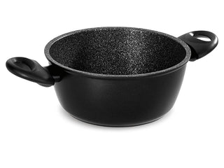 Casseruola 2 Manici Granitica Extra Induction Diametro 20 Made in Italy Pfoa e Nickel Free