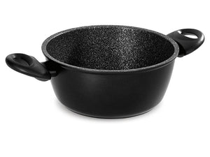 Casseruola 2 Manici Granitica Extra Induction Diametro 20 Made in Italy Pfoa e Nickel Free