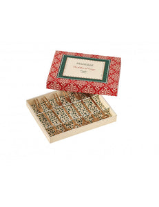 FORCHETTINA CANTICO OLD GOLD SET 6 PZ INOX BRANDANI