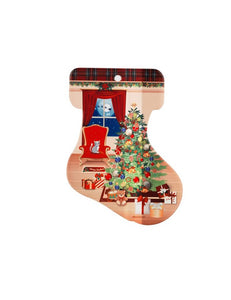 SOTTOBOSCO CALZA NATALE DECORATION CERAMICA/SUGHERO