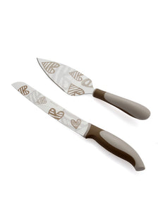 PALA E COLTELLO DOLCE BATTICUORE IN ACCIAIO INOX ANTIADERENTE BRANDANI