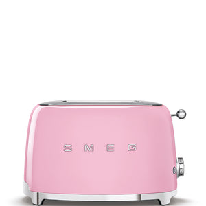 Smeg - Tostapane colore rosa - 2 Fette - Anni 50 Style