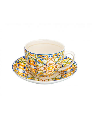 TAZZA THE MEDICEA SET 2 PZ NEW BONE CHINA BRANDANI