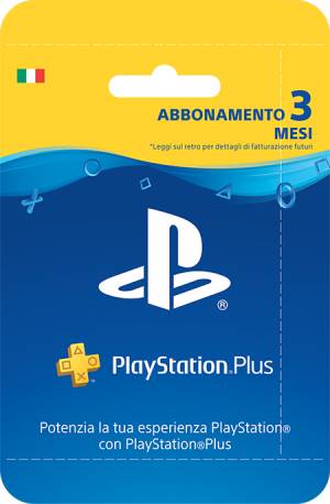 PLAYSTATION PLUS CARD HANG ABBONAMENTO 90GG