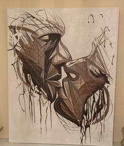 Quadro pittura su tela 100x80