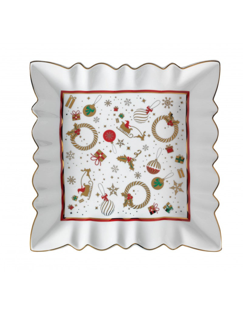 VASSOIO-QUADRO-ALLELUIA-IN-PORCELLANA-NEW-BONE-CHINA.
