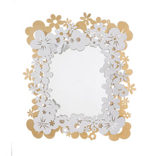 Carica l&#39;immagine nel visualizzatore di Gallery, Specchio con cornice di fiori Daisy ARTI E MESTIERI
