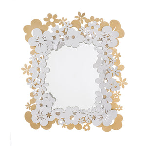 Specchio con cornice di fiori Daisy ARTI E MESTIERI