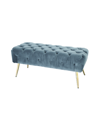 FONDO LETTO AVIO VELLUTO CON ZAMPE ORO METAL