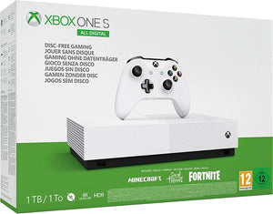 Microsoft XBOX ONE S Console 1TB All Digital + Fortnite