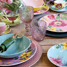FADE BOHO SERVIZIO DI PIATTI TAVOLA 18 PEZZI IN PORCELLANA