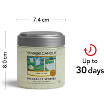 Carica l&#39;immagine nel visualizzatore di Gallery, Yankee Candle Sfere Profumate per Ambiente, fino a 30 Giorni di Fragranza, Morbido Cotone
