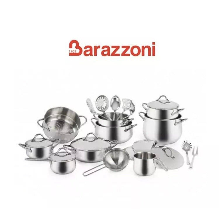 Batteria pentole 24pz Mediterranea Barazzoni