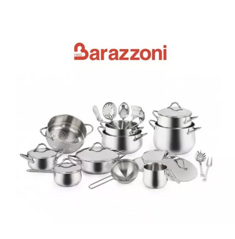 Barazzoni - Set mestoli Mediterranea 6 pezzi in acciaio inox 18/10 –  MONDOCASATEL