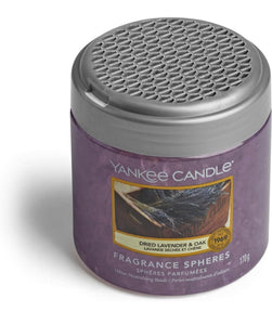 Yankee Candle Sfere Profumate per Ambiente, Lavanda Essiccata e Quercia, Fino a 30 Giorni di Fragranza, Farmers’ Market Collection, Viola