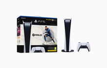 Carica l&#39;immagine nel visualizzatore di Gallery, PS5 CONSOLE 825GB DIGITAL ED. WHITE EU + FIFA 23 + FUT VCH IT

