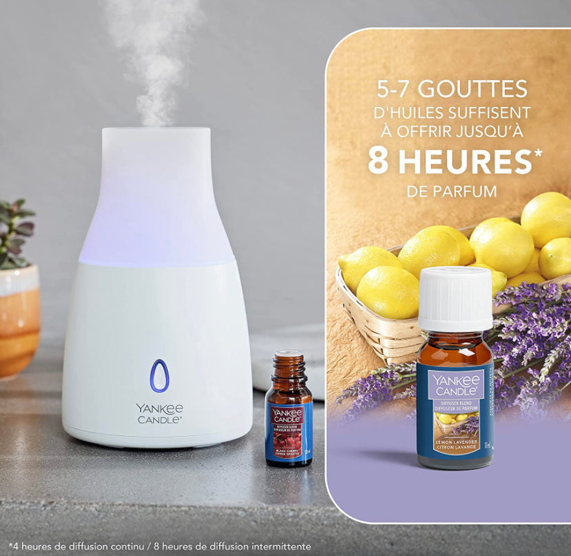 Yankee Candle olio per diffusore di aromi con tecnologia a ultrasuoni | Ricarica per diffusore Lemon Lavender | 10 ml