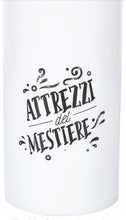 Carica l&#39;immagine nel visualizzatore di Gallery, Villa d’Este Home Tivoli Idee Set Barattolo Porta Utensili da Cucina, Bianco, Medium
