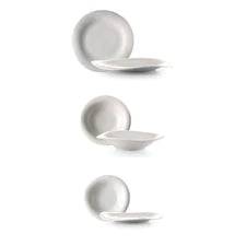 FADE NUVOLA SERVIZIO DI PIATTI TAVOLA 18 PEZZI IN NEW BONE CHINA