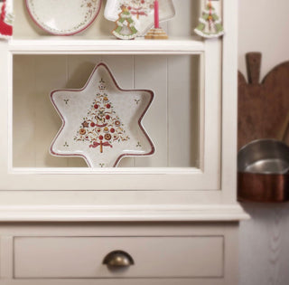 Villeroy & Boch Winter Bakery Delight Coppa a Stella Grande, Porcellana, Bianco/Rosso (Motivi Natalizi), Ciotolina