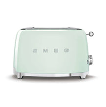 Carica l&#39;immagine nel visualizzatore di Gallery, SMEG TSF01PGEU TOSTAPANE 2 FETTE ANNI &#39;50 VERDE PASTELLO
