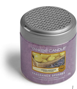 YANKEE CANDLE Sfere Profumate per Ambiente, Fino a 30 Giorni di Fragranza, Lavanda e Limone