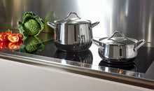 Carica l&#39;immagine nel visualizzatore di Gallery, BARAZZONI ACCIAIO INOX PENTOLE sapore italiano Set Pentole 11 Pezzi Induzione Set
