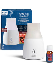 Carica l&#39;immagine nel visualizzatore di Gallery, Yankee Candle Kit base Diffusore di fragranza ad ultrasuoni | Olio per diffusore all&#39;aroma Black Cherry | LED che cambia colore | Timer per spegnimento automatico | Funzionamento silenzioso | Spina UE
