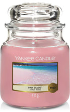 Carica l&#39;immagine nel visualizzatore di Gallery, Yankee Candle Candela profumata in giara media | Sabbie rosa | Durata Fino a 75 Ore
