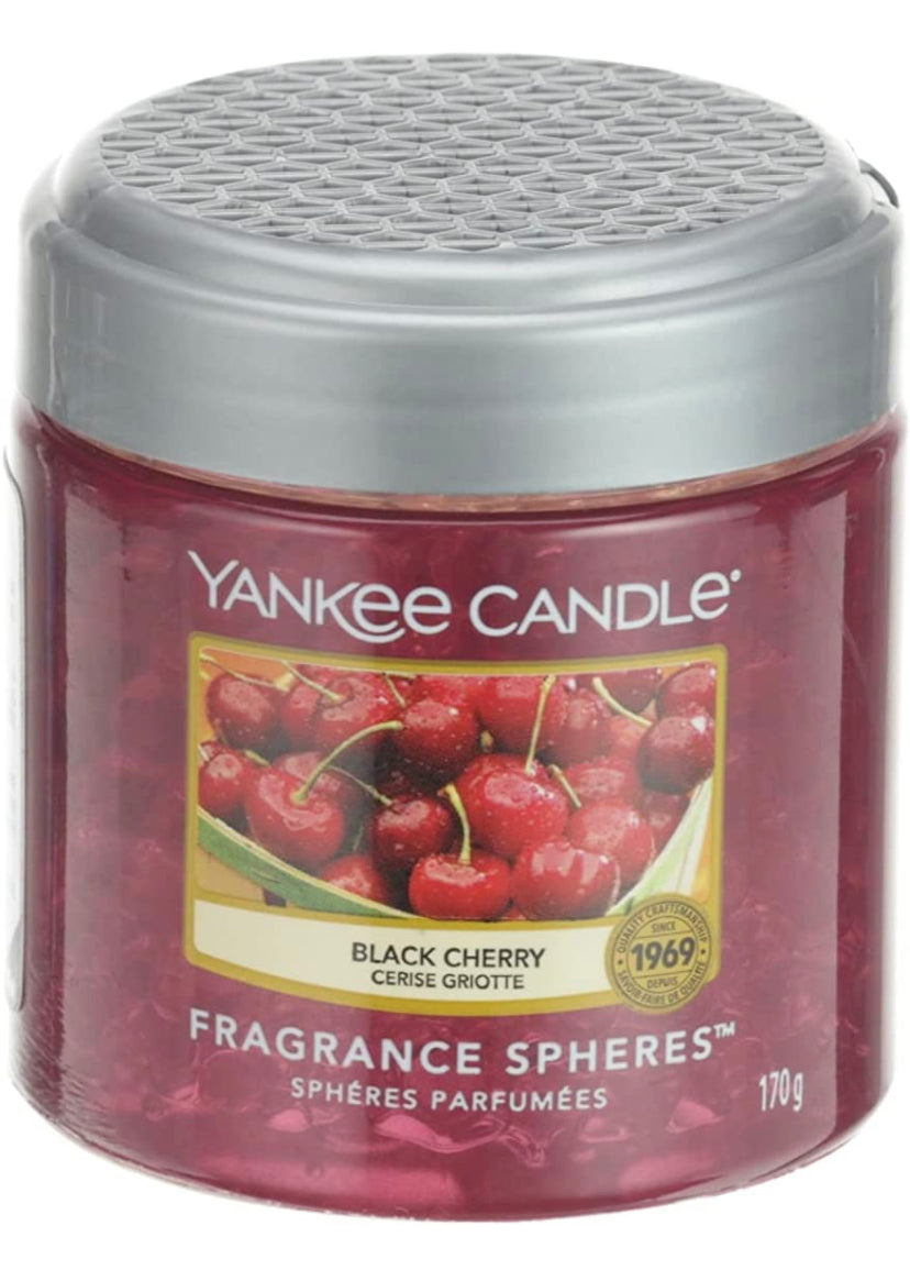 YANKEE CANDLE Sfere Profumate per Ambiente, Fino a 30 Giorni di Fragranza, Amarena