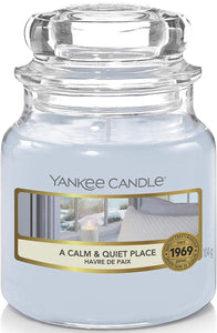 Yankee Candle Candela profumata in giara piccola | Un posto calmo e tranquillo | Durata Fino a 30 Ore